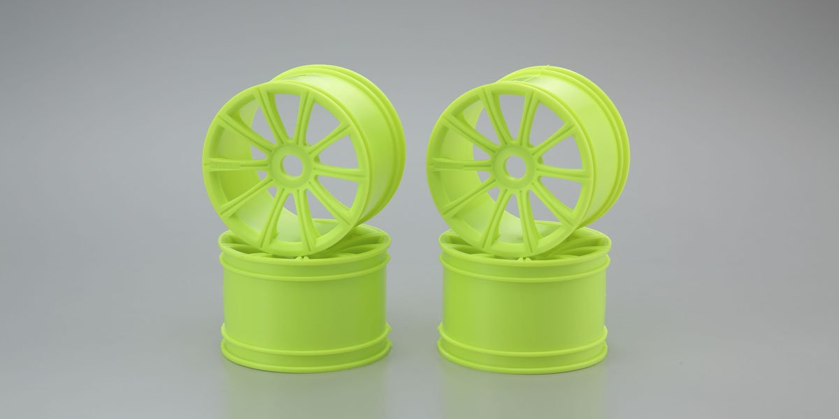 ISH050KY Ten-Spoke Wheel(Fluorescent Yellow/ST-R/ ISH050KY  - KYOSHO RC